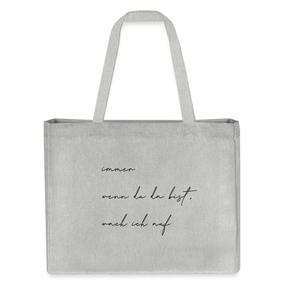 Recycelte NEVADA Tote  Bag - Grau meliert